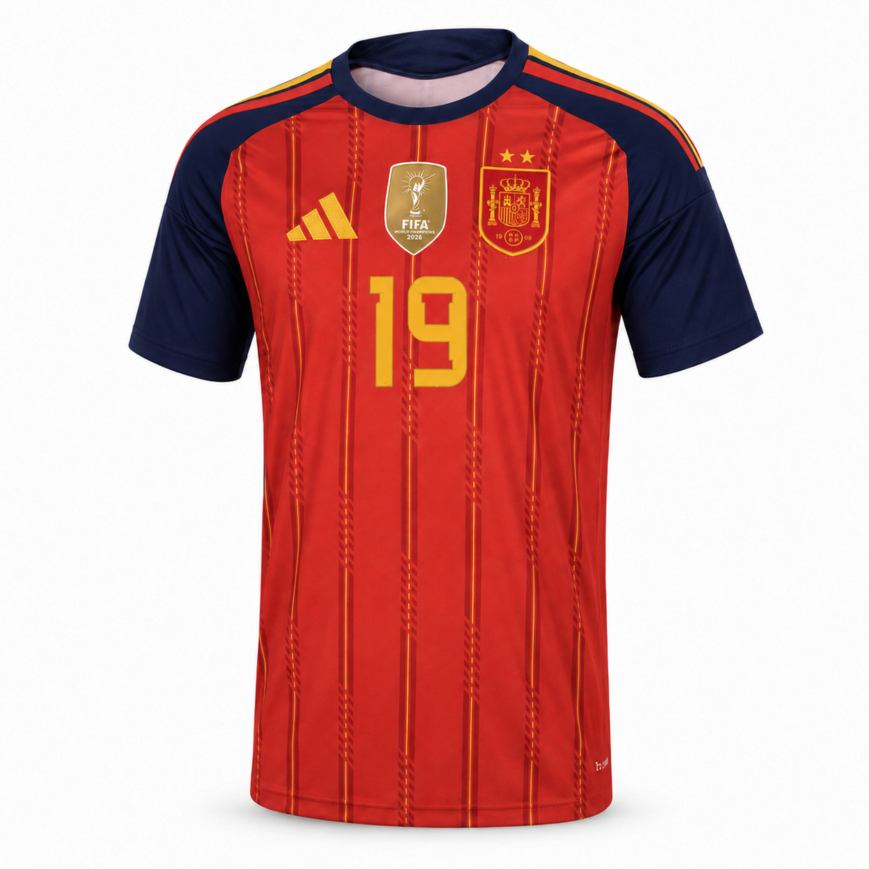 Lamine Yamal Spain #19 Stitched Jersey 2026