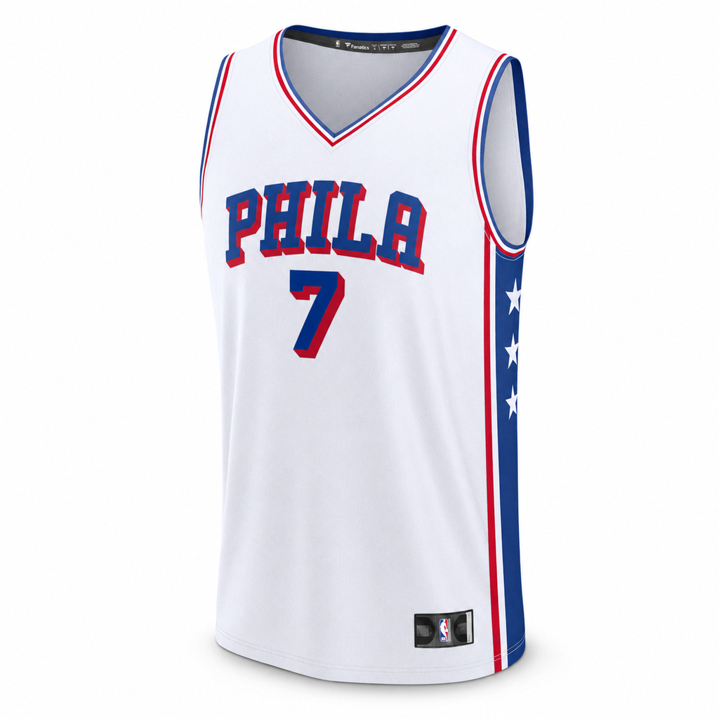 Jaylen Brown Philadelphia 76ers #7 Stitched Jersey 2026-27