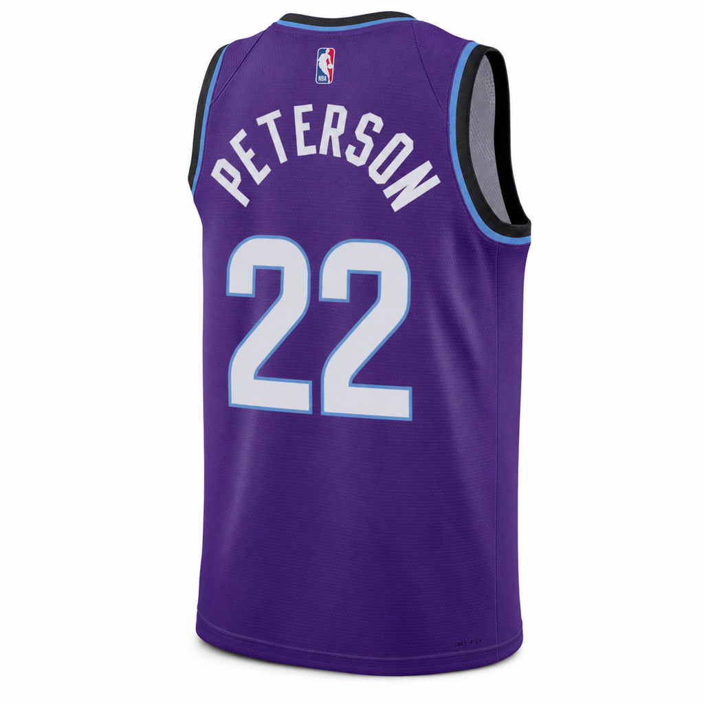 Darryn Peterson Utah Jazz #22 Stitched Jersey 2026-27