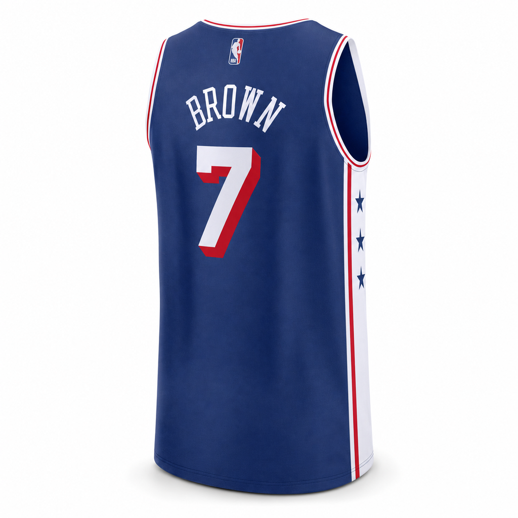 Jaylen Brown Philadelphia 76ers #7 Stitched Jersey 2026-27