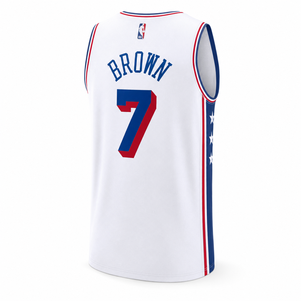 Jaylen Brown Philadelphia 76ers #7 Stitched Jersey 2026-27