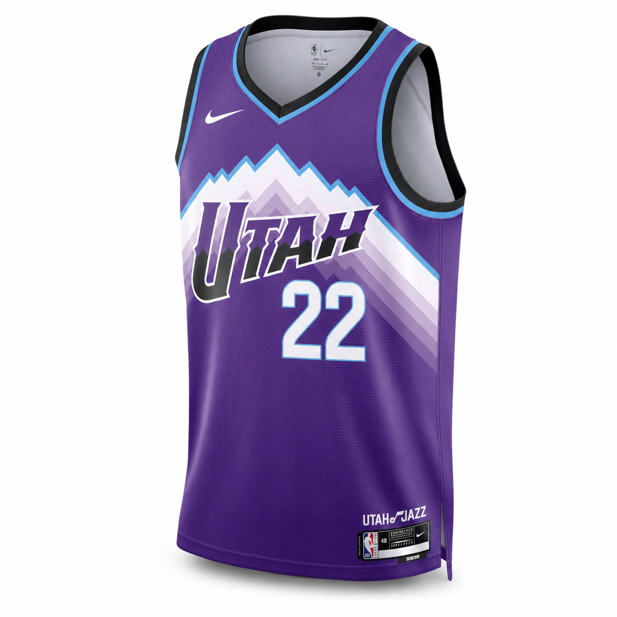 Darryn Peterson Utah Jazz #22 Stitched Jersey 2026-27
