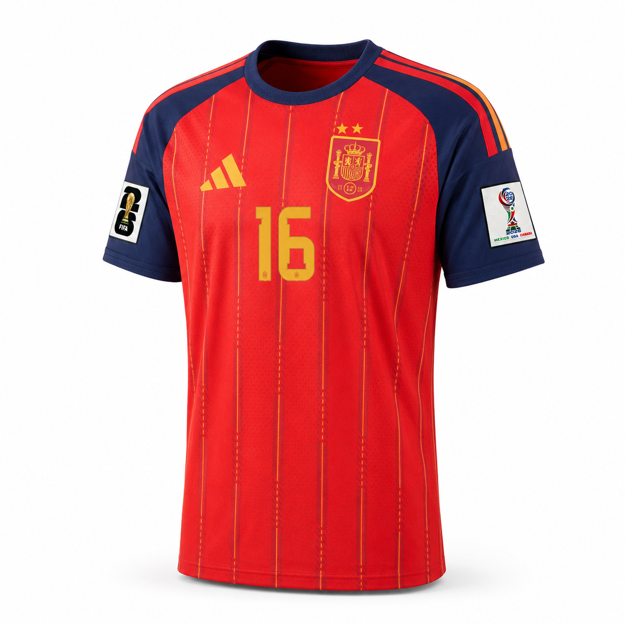 Rodri Spain #16 Stitched Jersey 2026